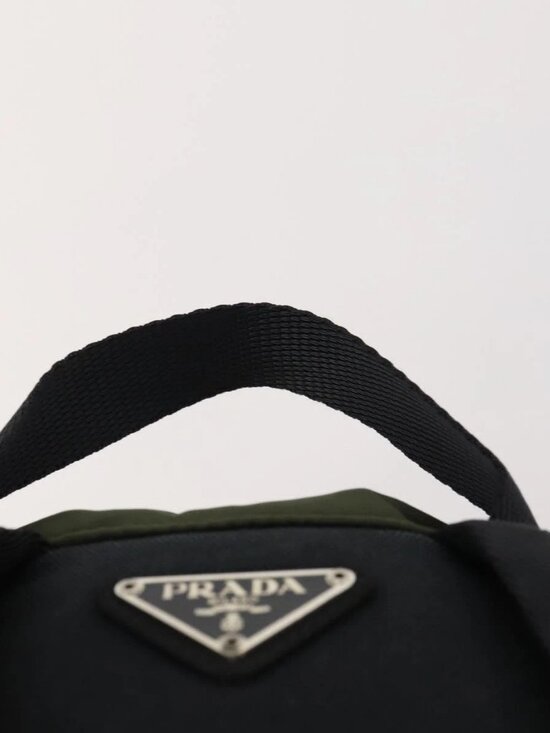 PRADA Backpack Nylon Green Silver Auth ti3636 main image 4